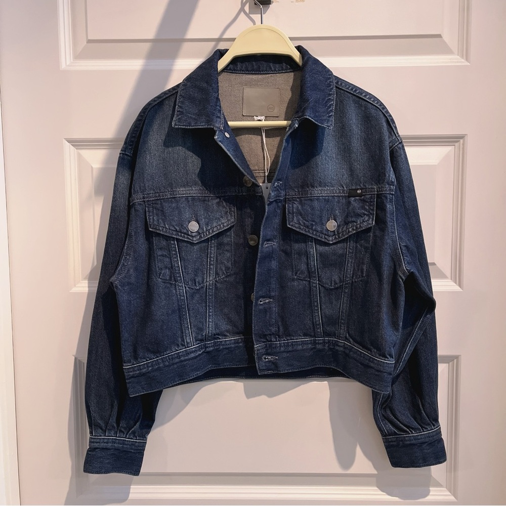 AG Adriano Goldschmied Dark Blue Denim Jacket